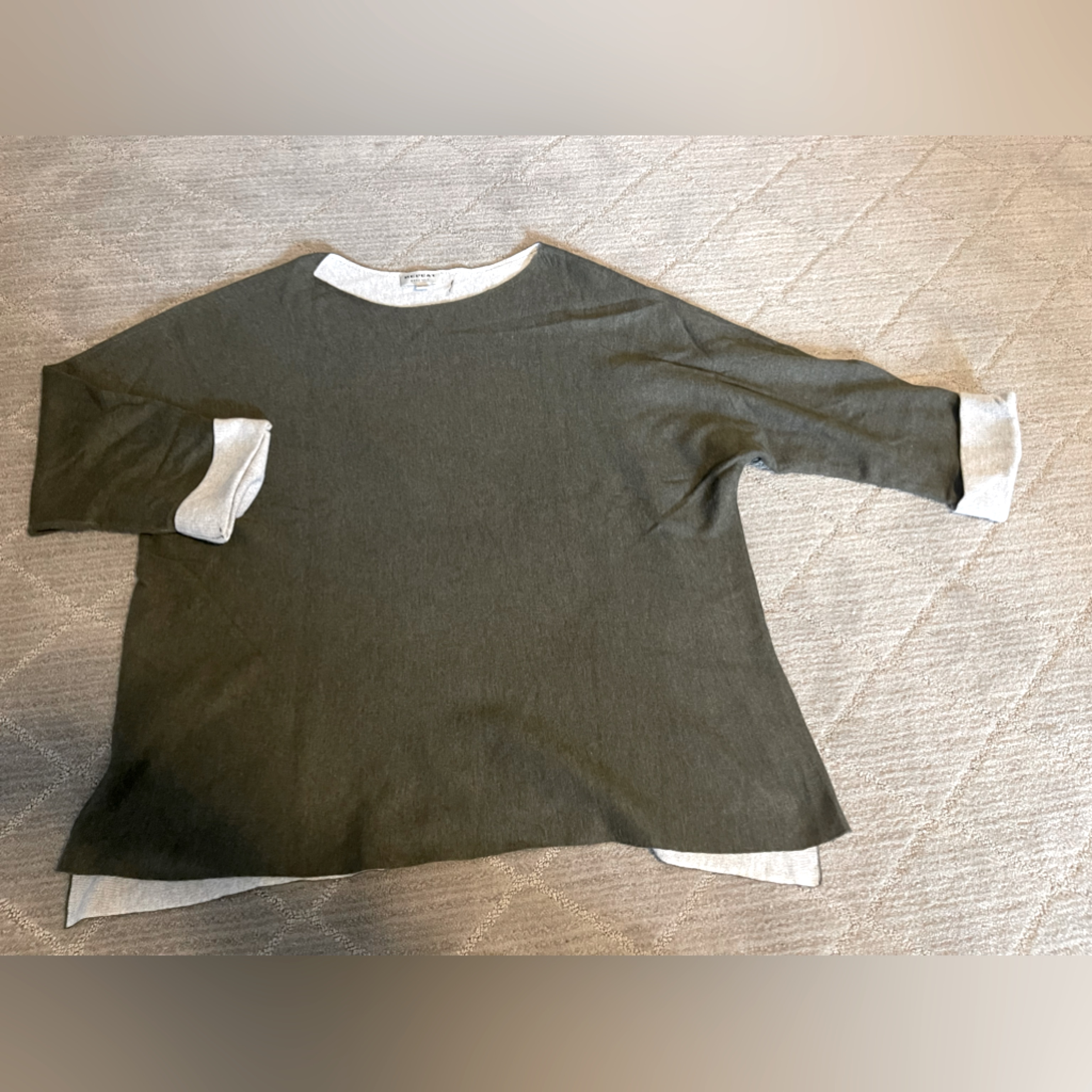 Easy Knit Cotton Viscose Top